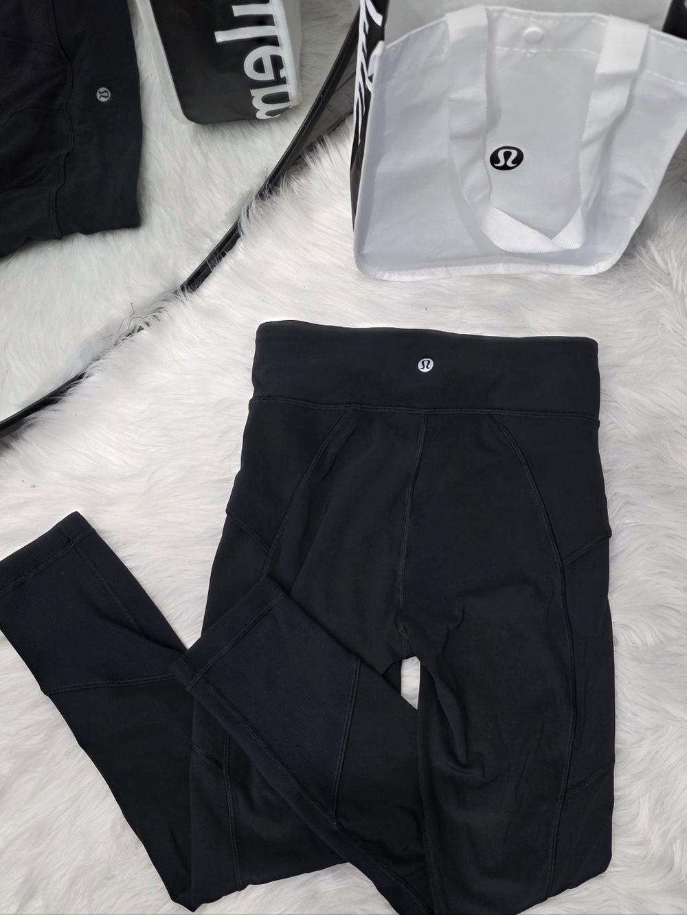 Lululemon Charcoal Gray High-Waist Pocket Leggings Size 4
